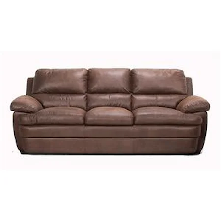 Stationary Sofa with Pillow Top Seating