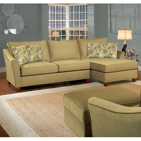 3 Seat Sectional with Right Facing Chaise