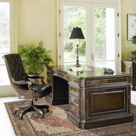 Double Pedestal Executive Desk