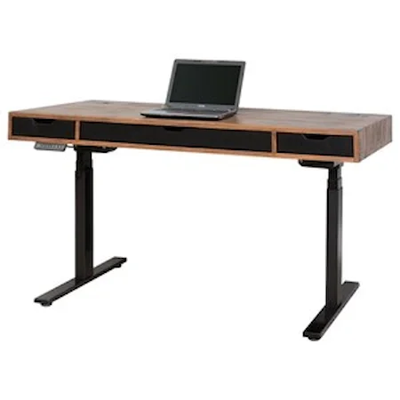 Electric Sit/Stand Desk with AC and USB Outlets