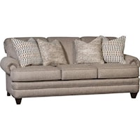 Traditional Sofa with Rolled Arms