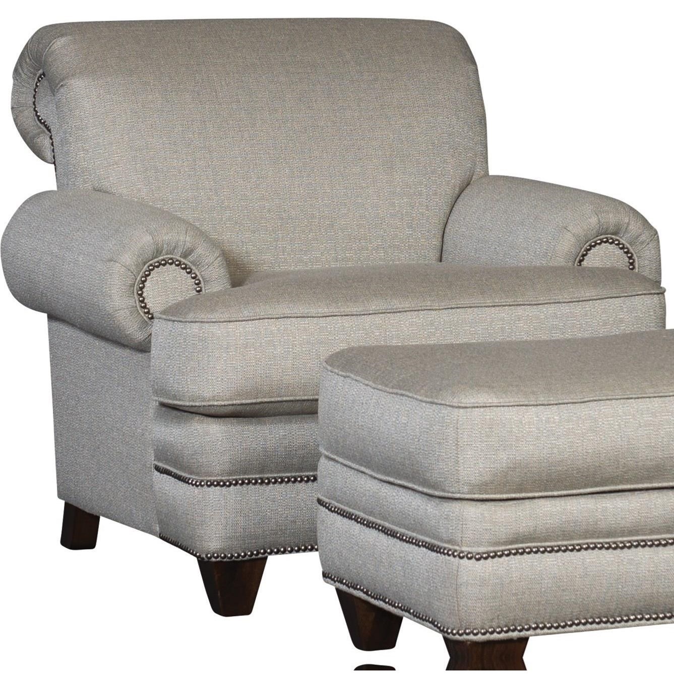 Grayson oversized chair discount and storage ottoman