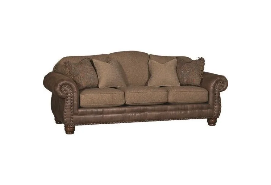 3180 Traditional Sofa by Mayo at Wilson's Furniture
