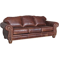 Traditional 3-Seat Stationary Sofa