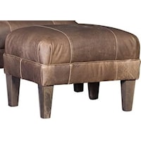 Chair Ottoman with Tapered Feet