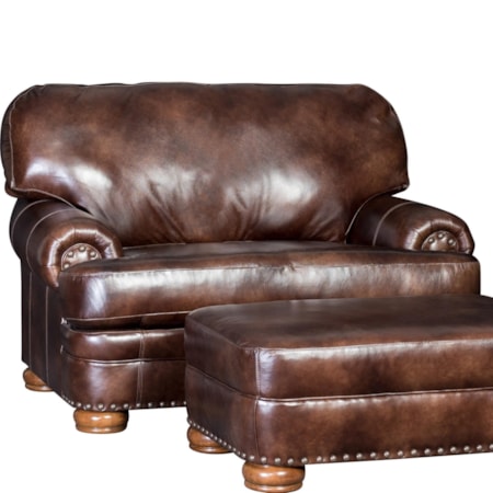 Traditional Chair with Bun Feet