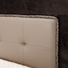 Michael Amini 21 Cosmopolitan Upholstered King Panel Bed