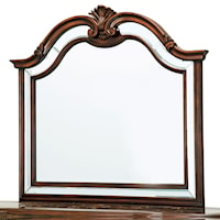 Traditional Arched Mirror with Ornate Detailing