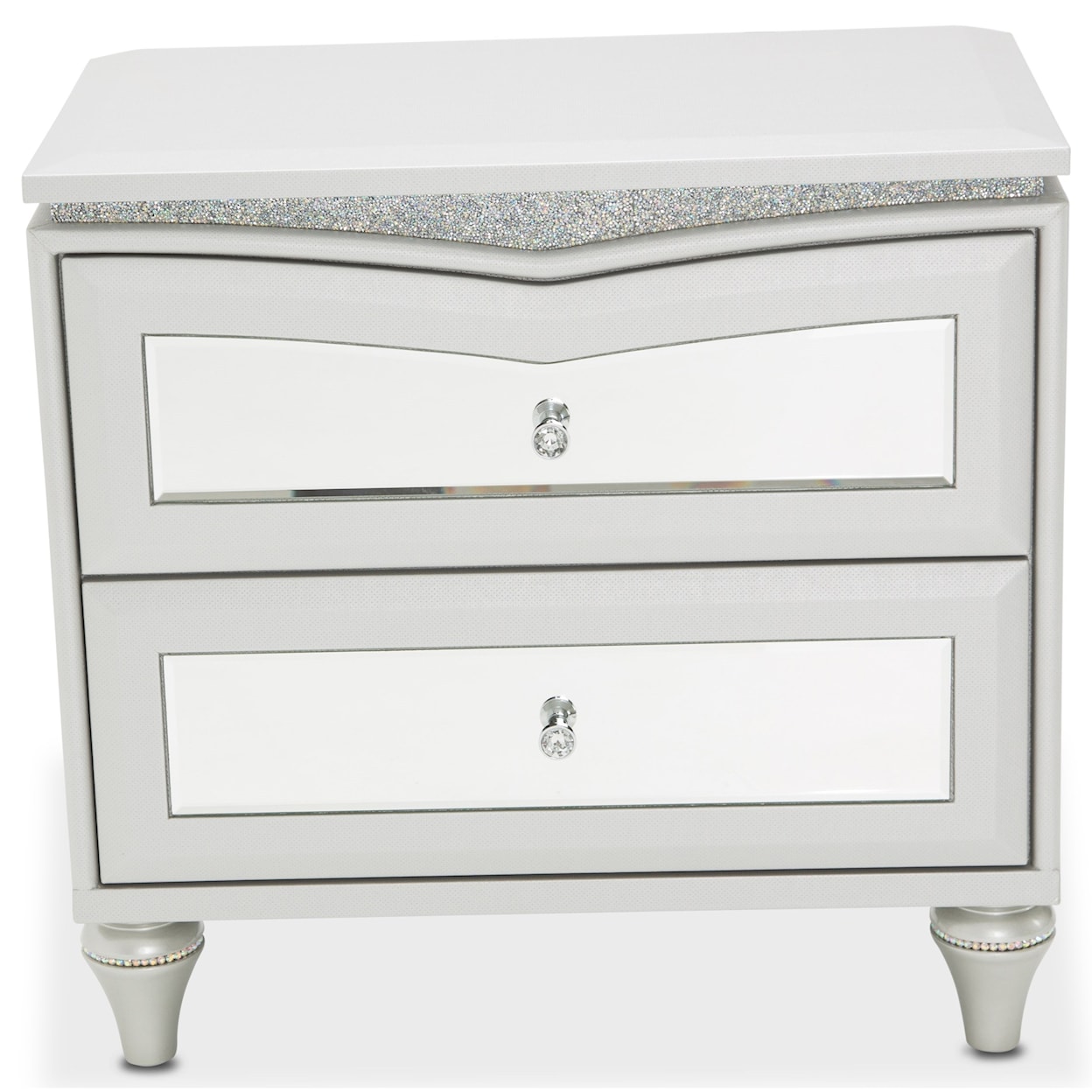 Michael Amini Melrose Plaza Upholstered Nightstand