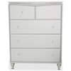 Michael Amini Melrose Plaza 5-Drawer Upholstered Bedroom Chest