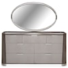 Michael Amini Roxbury Park Dresser and Mirror Set