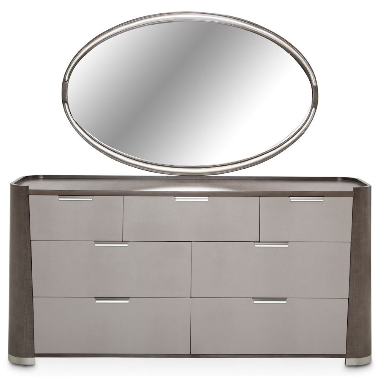 Michael Amini Roxbury Park Dresser and Mirror Set