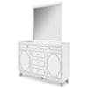 Michael Amini Sky Tower 5-Drawer Dresser and Mirror