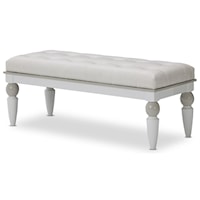 Contemporary Upholstered Bedside Bench