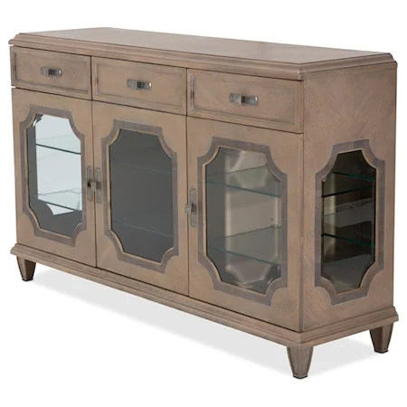 Traditional 3-Drawer Sideboard