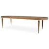 Michael Amini Villa Cherie 4 Leg Oval Dining Table