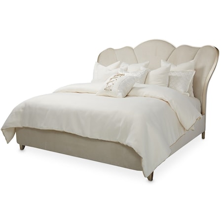 California King Upholstered Bed