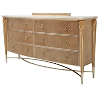 Glam 6-Drawer Dresser