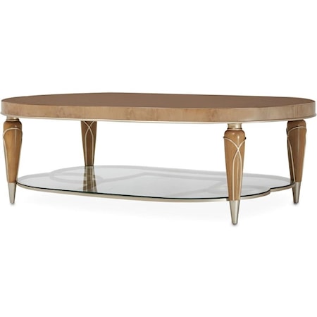 Oval Cocktail Table