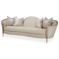 Glam Sofa with Camel Back