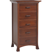 Transitional 5-Drawer Lingerie Chest