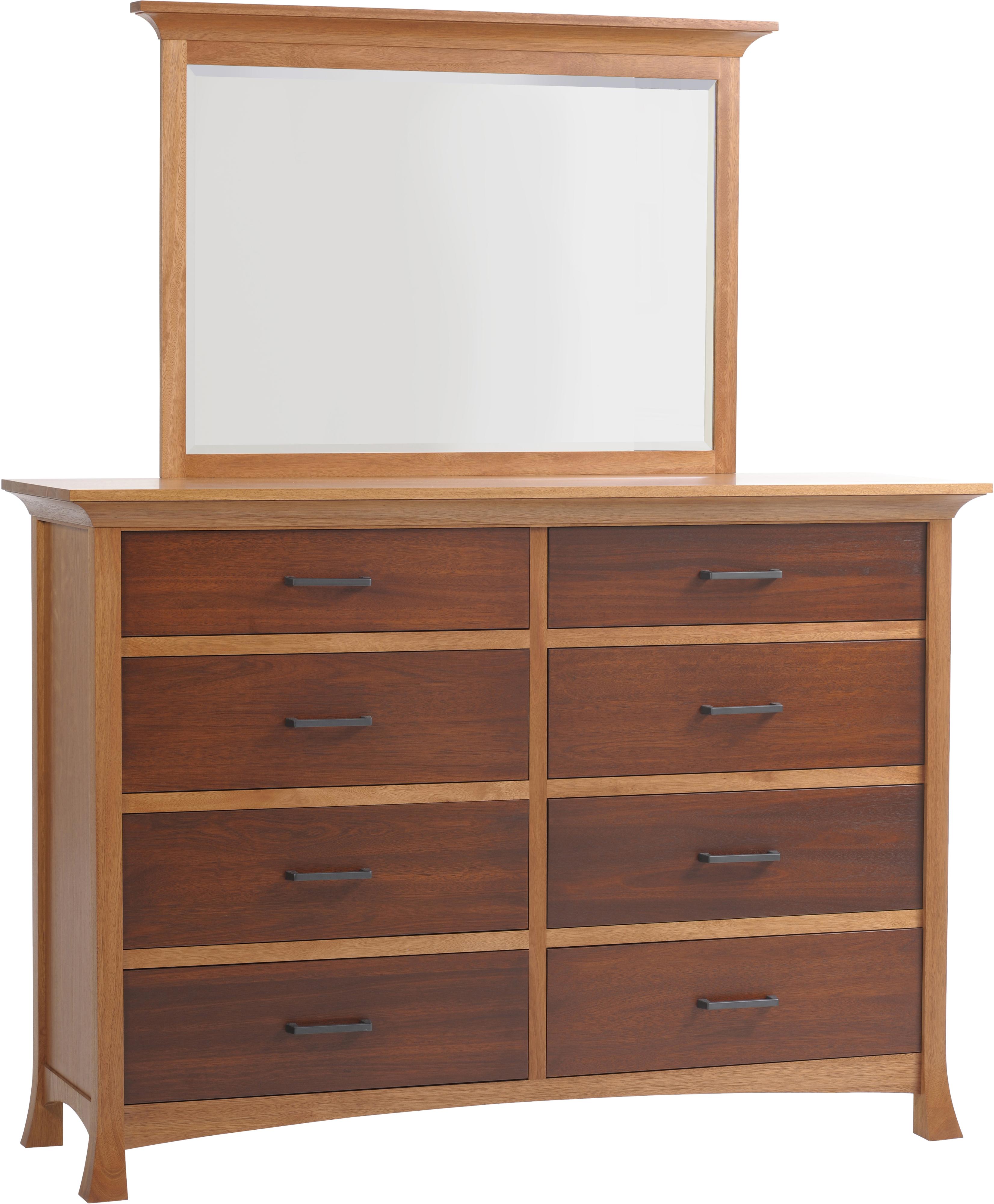 High Dresser and Mirror