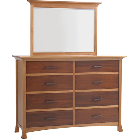 High Dresser and Mirror