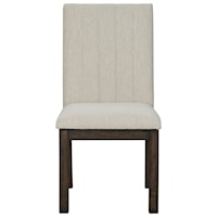 Casual Dining Side Chair with Upholstery
