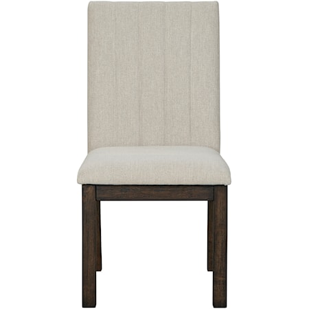 Casual Dining Side Chair with Upholstery