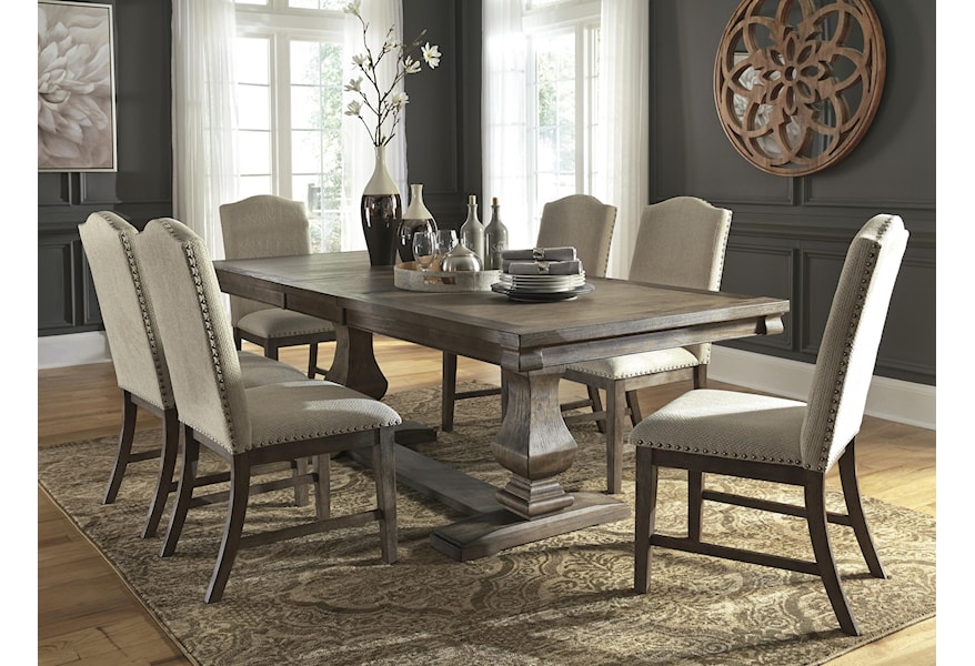 ashley furniture dining room table and 6 chairs