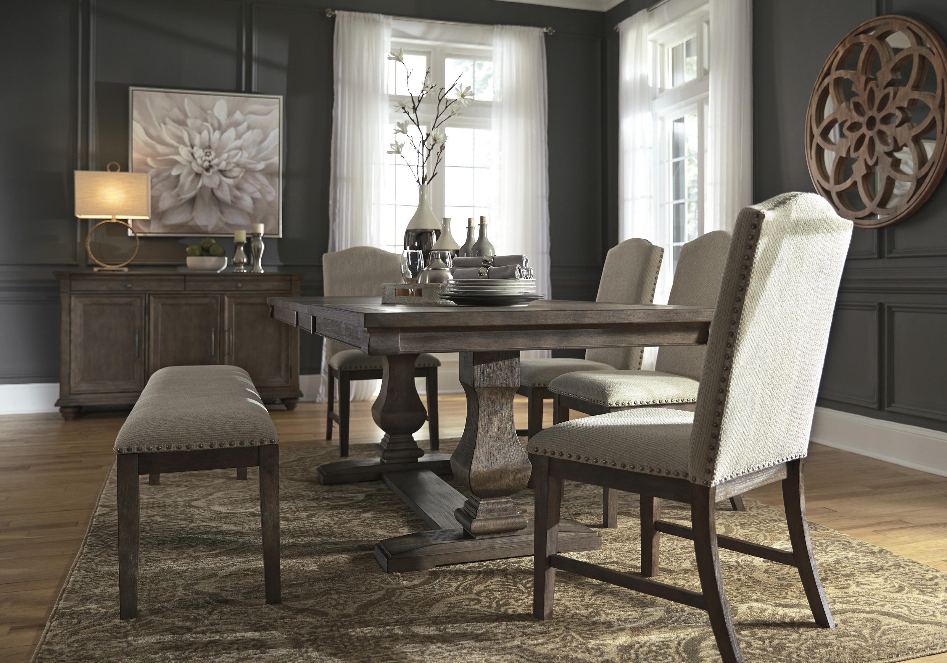 Johnelle dining set deals with bench