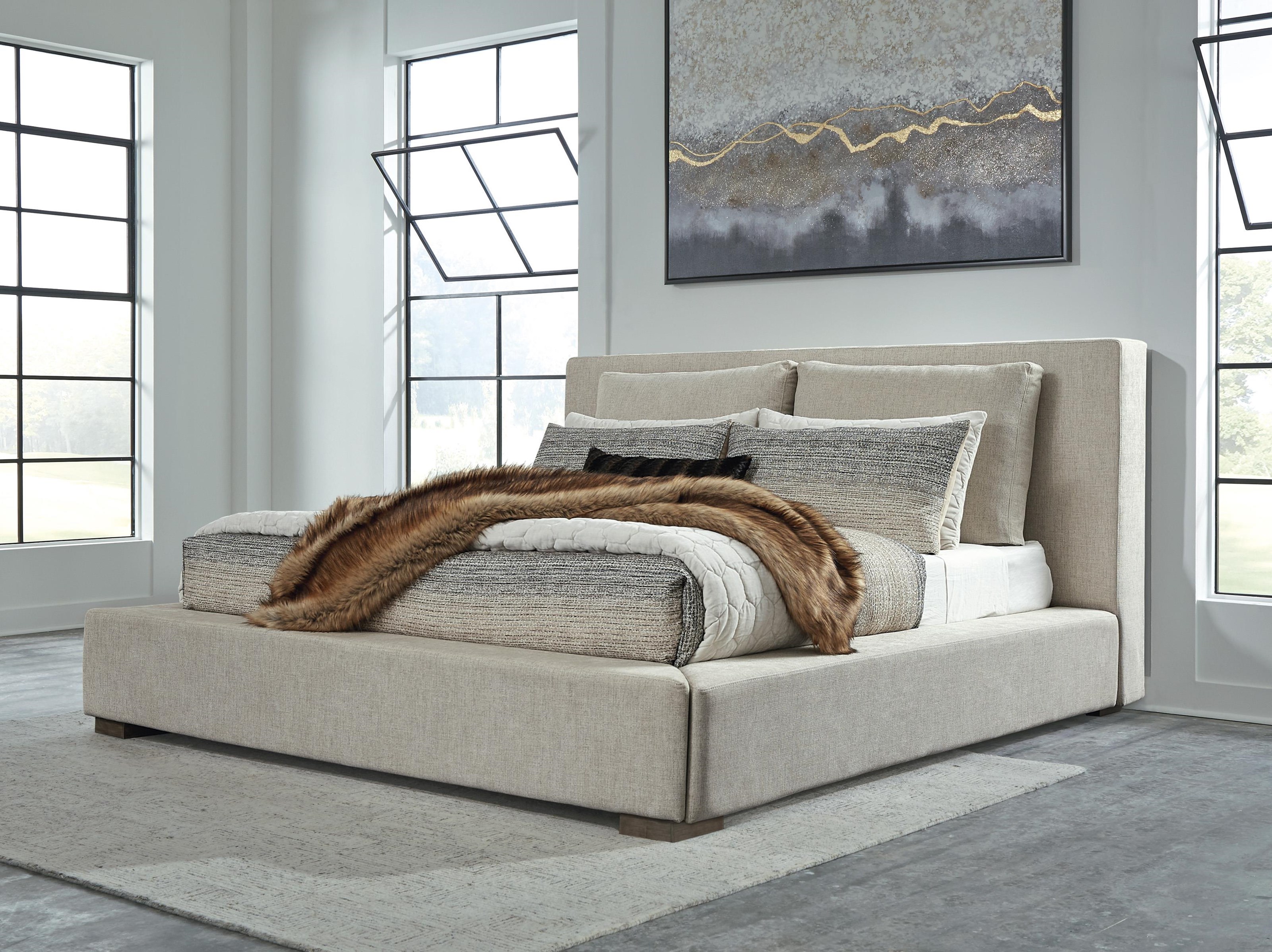 Johnelle upholstered panel bed deals