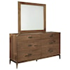 Modus International Adler 6-Drawer Dresser and Mirror