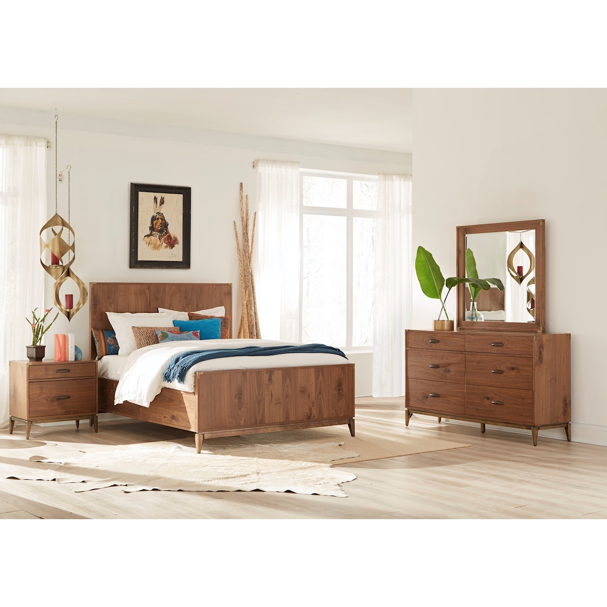 Modus International Adler Queen Panel Bed