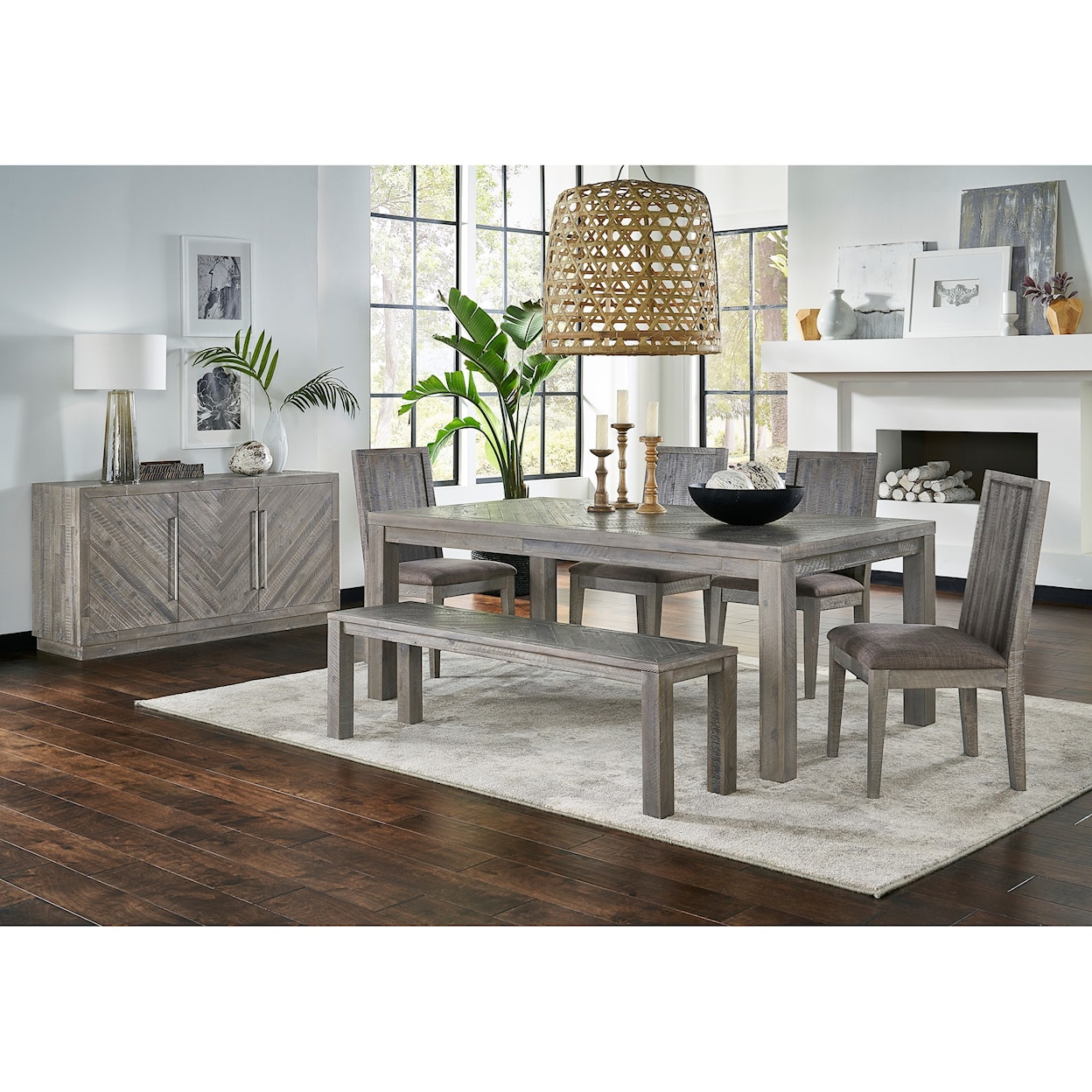 Modus International Alexandra Table Set with Bench