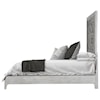 Modus International Boho Chic King Platform Bed in Washed White