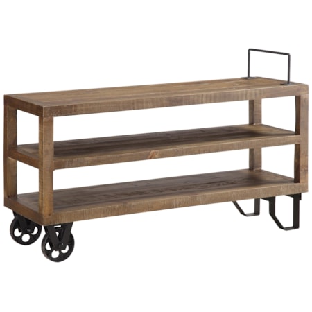 Reclaimed Wood Media Console