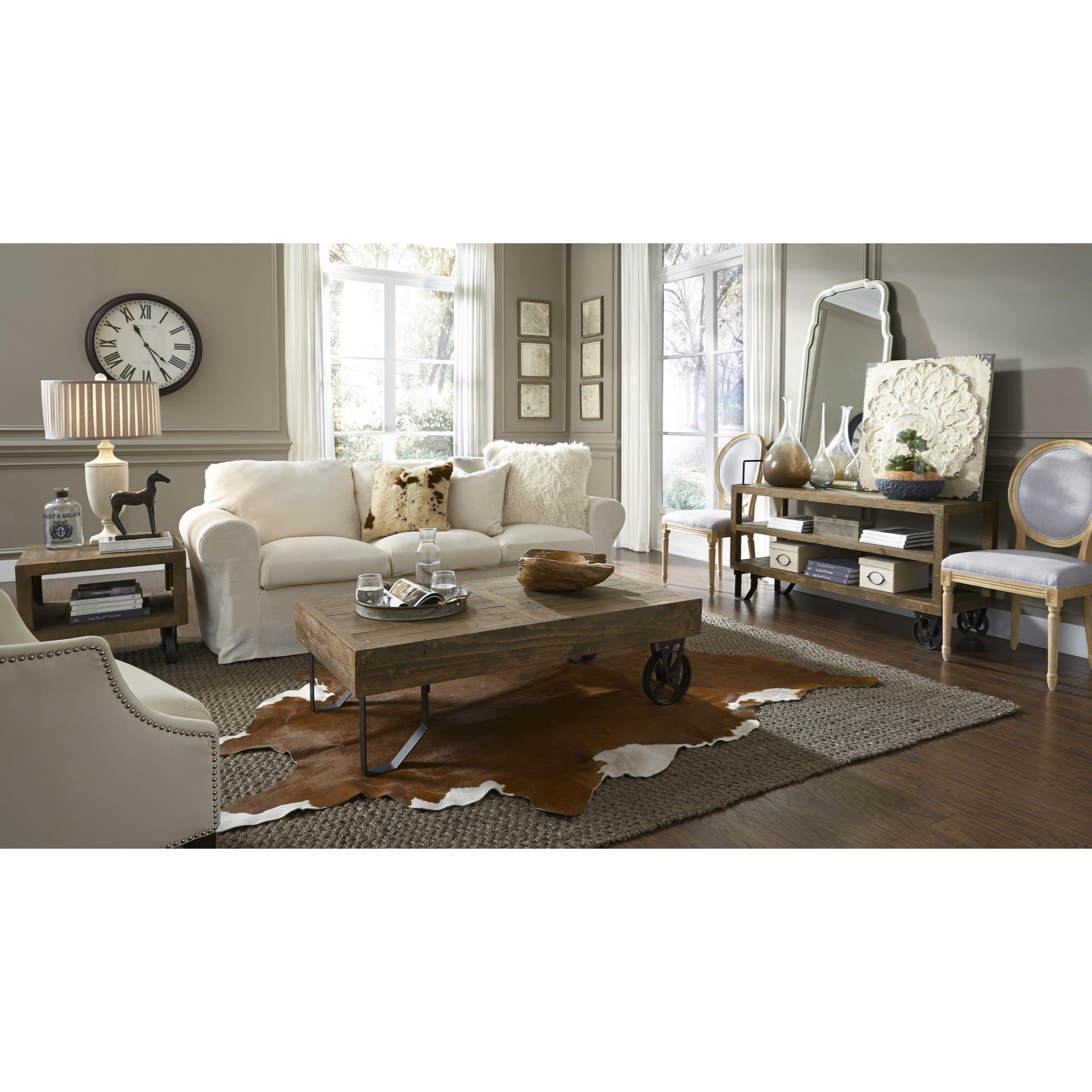 Modus Furniture Coalburn Reclaimed Wood Media Console