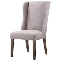 Alex Upholstered Wingback Dining Chair