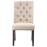 Kathryn Upholstered Parsons Dining Chair with Tufted Back