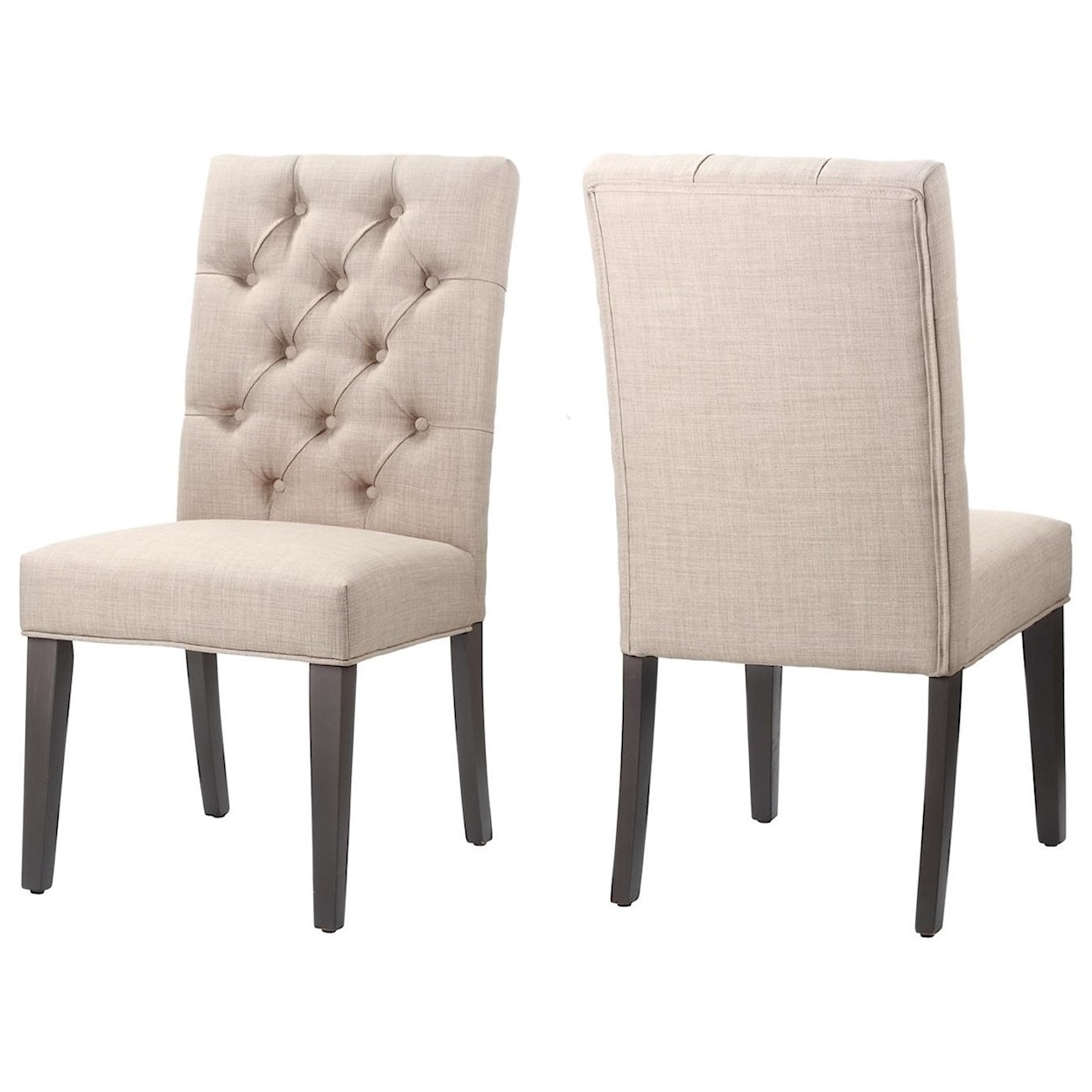 Modus International Crossroads Kathryn Upholstered Parsons Dining Chair