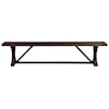 Modus International Crossroads Cameron Solid Wood Trestle Dining Bench