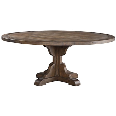 Philip Solid Wood Round Dining Table