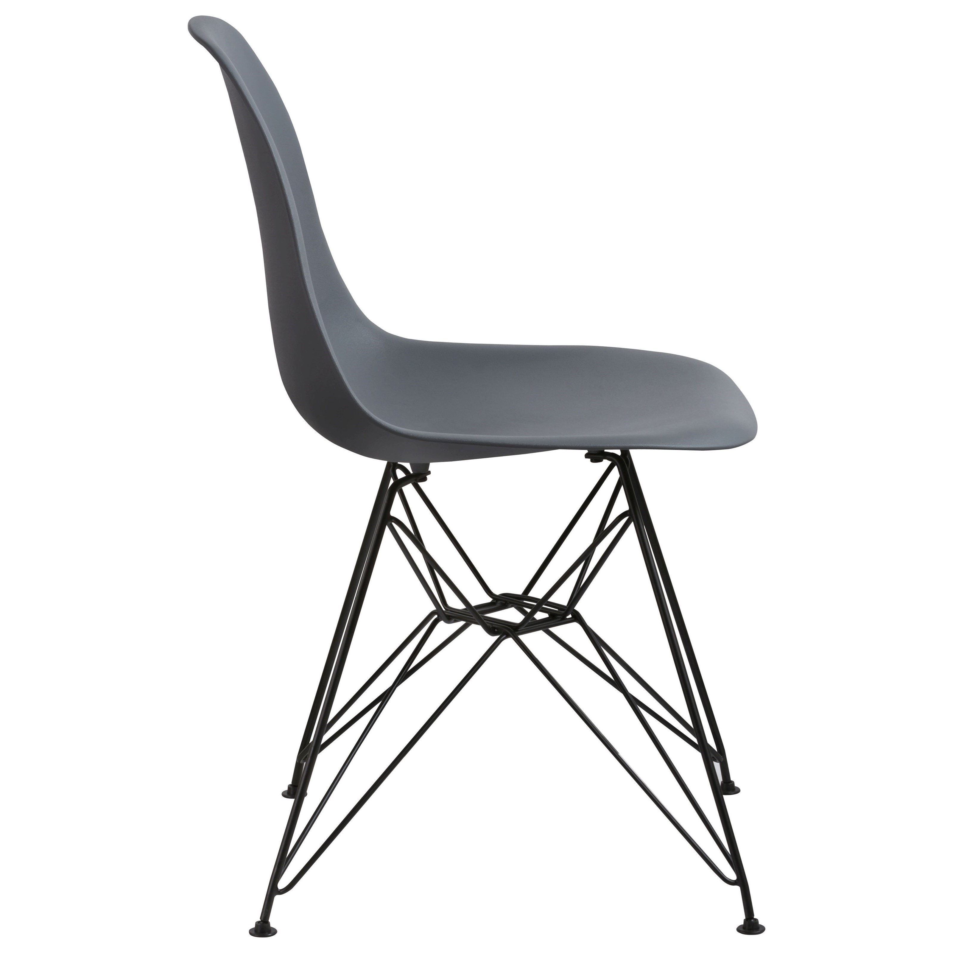 Modus Furniture Crossroads Rostock Molded Plastic Wire Base Chair