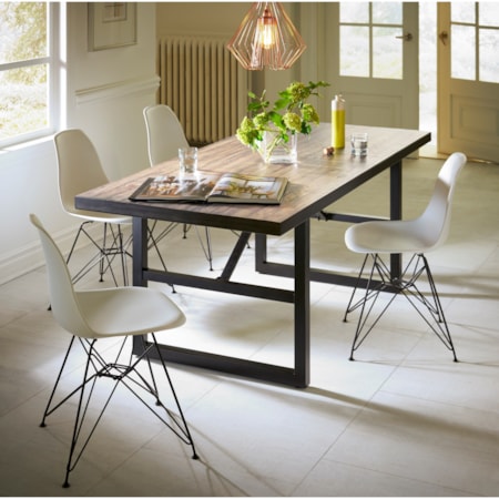 Rostock Molded Plastic Wire Base Chair