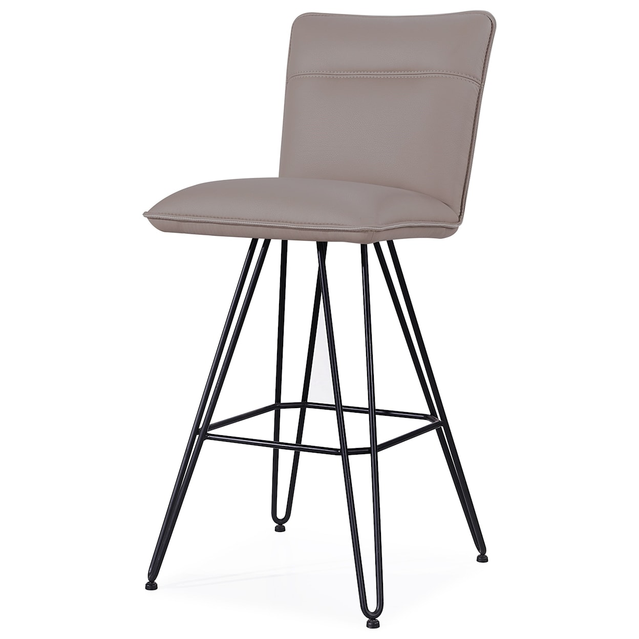 Modus International Crossroads Demi Hairpin Leg Swivel Bar Stool