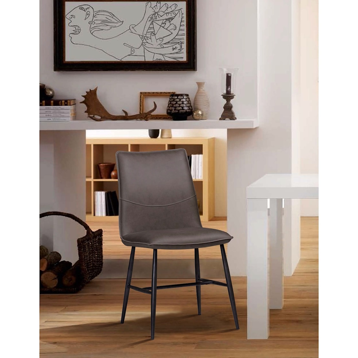 Modus International Crossroads Kara Scoop-style Modern Dining Chair