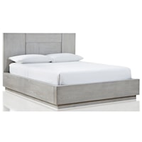 Contemporary Queen Panel Bed