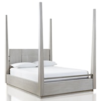 Contemporary Queen Poster Bed