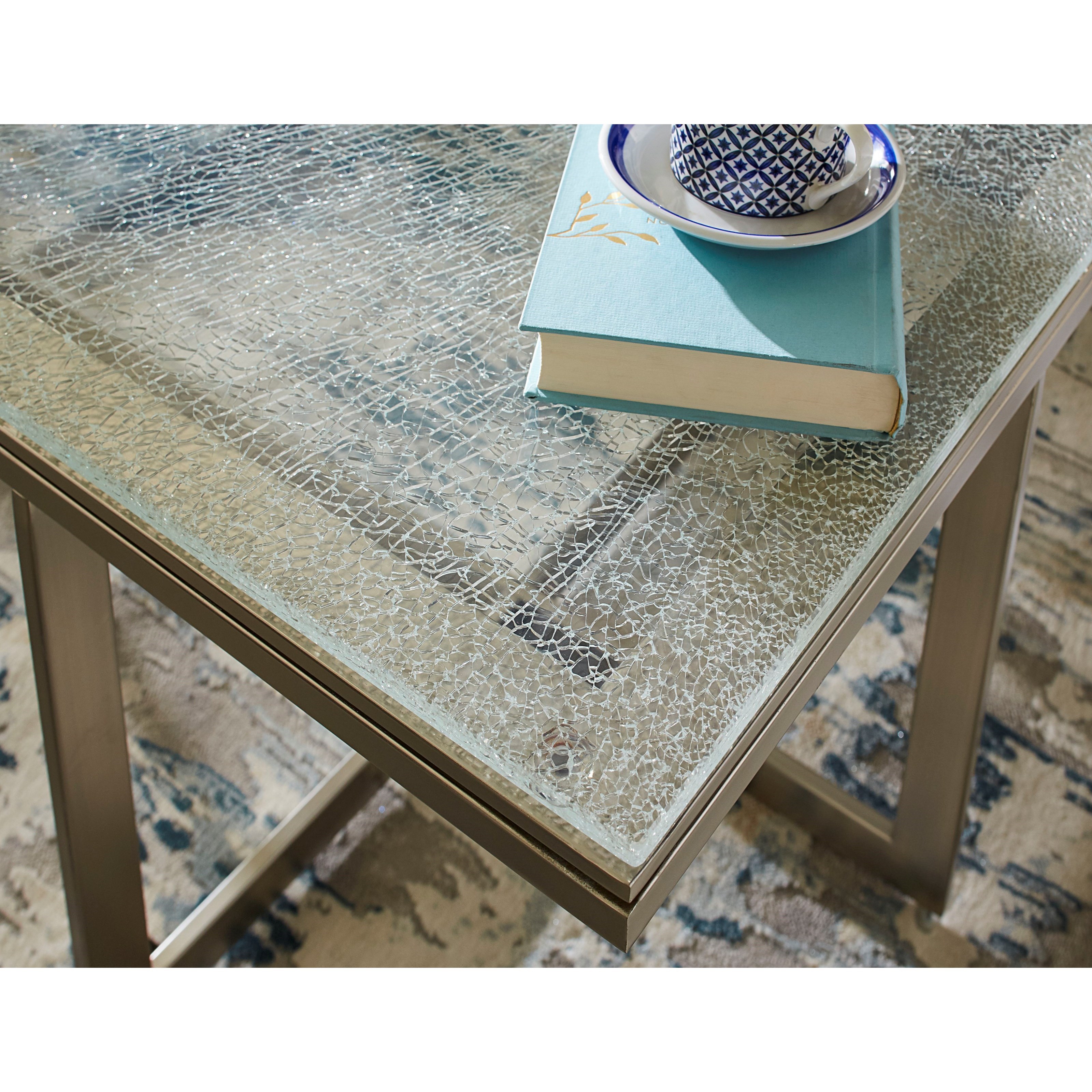 Modus Furniture Eliza Media Console Table in Ultra White